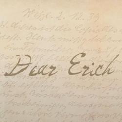 Letters to Erich: Family Separation and Holocaust Memory